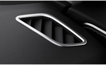 2 Stykke ABS Front Air Condition AC Outlet Vent Dække Trim-Passer Til Audi A4 B9 Sedan / Avant / Allroad Quattro 2016 2017 2018 2019