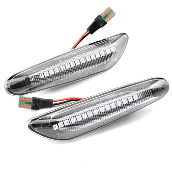 2 stykker Led Dynamic sidemarkeringslygter blinklys Lys Indikator Blinker Lampen Signal Lampe Til BMW E90 E91 E92 E93 E60 E87 E82 E46