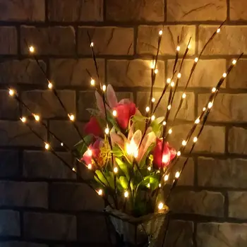 20 LED Simulering Gren Lys String Glædelig Jul Dekorationer til Hjemmet juletræspynt 2022 New År ' s Indretning