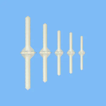 20 Stk Plastik Nål Hængsel Stick Pivot Fastgjort Og Runde Hængsler Sy Pin-kode Til RC Fly Model Tilbehør Farve Hvid