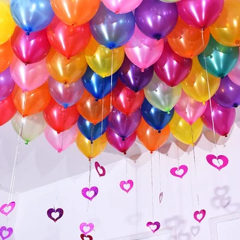 200Pcs 5 Tommer Metallisk Farvede Balloner Pastel Lille Ballon til Fødselsdag, Bryllup Indretning