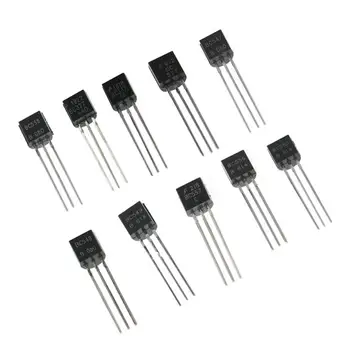 200Pcs AT 92 Transistorer Små Klare Præg Metal Professionel Power Transistor Kit for Elektrisk Udstyr