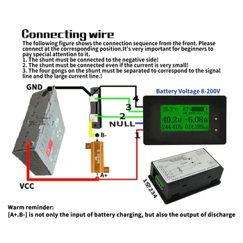 2019 DC 50A Digital LCD-Coulometer Voltmeter AMP batteri Kapacitet indikator Li Lithium-ion-Lifepo4 12v 24v, 36v 48V 60V 72V