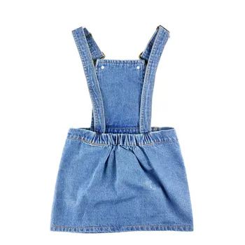 2020 børnetøj Sommeren Nye koreanske Mode Pige Denim Strop Kjole