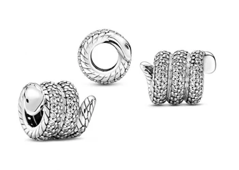 2020 Efteråret Nye 925 Sterling Sølv Perle Slange Perle Charms Passer Oprindelige Pandora Armbånd Kvinder DIY Gave, Mode Smykker
