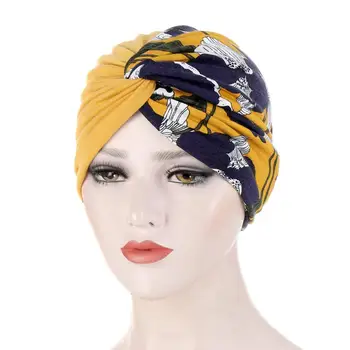2020 Panden på tværs af Indre caps for hijab bonnet Mode print bomuld turban Afrika wrap hoved tørklæde Indre hijab turbante