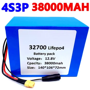 2021 32700 Lifepo4 Batteri 4S3P 12.8 V 38Ah 4S 40A 100 A Afbalanceret BMS for El-Båd og Uninterrupted Power Supply 12V