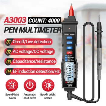 2021 ANENG A3003 Digital Multimeter Pen Type 4000 Meter Tæller Spænding Strøm Tester Elektriske Instrumenter Af Nye