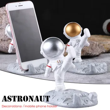 2021 Astronaut Universel Telefon Holder til IPhone 11 12 Pro Max antal bordholder Pen Indehaveren Miniaturer Home Decor Telefon Tilbehør