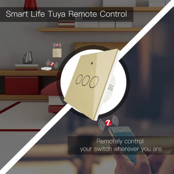 2021 EU ' s Nye tuya ZigBee Smart Light Switch Med/Uden Neutral Ledning To Ledninger Metoder AC100-240v Arbejde Med Alexa, Google Startside