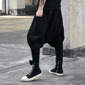 2021 fashion brand nye harem bukser til mænd løs hip-hop casual bukser trendy mænds mode løse bukser