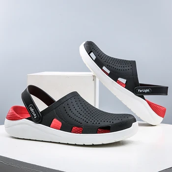 2021 Fashion Sandaler Sommer Mænd med Træsko, Tøfler Bunden Beach Sandaler Bløde Non-slip Mænd Beach Sandaler Åndbar Shoes Hombre
