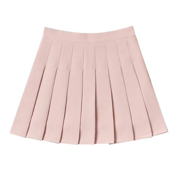 2021 Forår Sommer Koreanske Nederdel, Shorts Kvinder, Høj Talje Sexet Mini Nederdel Skole Kort Plisseret Kawaii Japansk Pink Nederdel Kvindelige