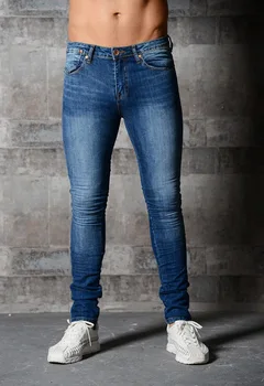 2021 Forår Sommer Nye Jeans Mænd New Classic Enkel Streng-og-Elastik Mænds Almindelig Casual Jeans