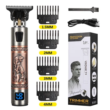 2021 Hair Clipper Sæt Elektrisk Hår Trimmer Trådløse Shaver, Trimmer Mænd Frisør-Frisør-skæremaskine til Mænd Genopladelige USB