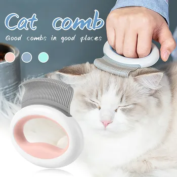 2021 home decor top Dobbelt-sidet cat grooming brush og hund grooming brush for afslappende massage товары для дома