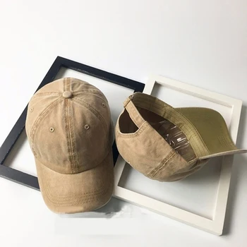 2021 Hot Salg Hat Kvinder Mænd Justerbar Toppede Cap Unisex Solid Baseball Caps Klassiske Almindelig Vintage Rejser, Sports-Hat
