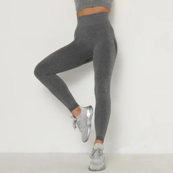 2021 Hot Women Fitnesscenter Sømløs Strikket hip Sved Yoga Bukser, Sport Fitness Bukser Sexet Hip Leggings Leggings Bukser Activewear