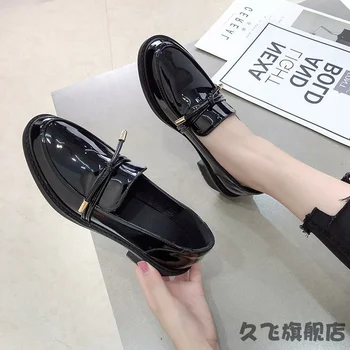 2021 Kvinder Læder sko kvinder sko mode ankel kvinder sko høj hells platform damer sko
