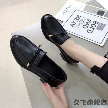 2021 Kvinder Læder sko kvinder sko mode ankel kvinder sko høj hells platform damer sko