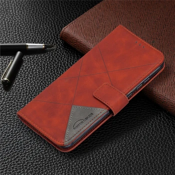 2021 Luksus Mode Retro Wallet Læder taske Til Samsung Galaxy M10 M11 M02 med Kort Slot Usynligt Beslag Beskyttende Sag