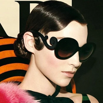 2021 Luksus Mærke Runde Solbriller Kvinder Vintage solbriller Damer Retro Designer Solbriller Nuancer til Kvinder Oculos