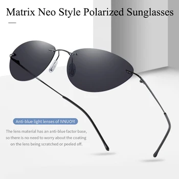 2021 Matrix Neo Cool Fashion Style Polariserede Solbriller Titanium Uindfattede Ultralet Mænd Kørsel, Brand Design Solbriller