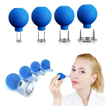 2021 New 4pcs Vakuum Kop Bolden Glas Kop Udelukke Fugt Anti Cellulite Massage Værktøj