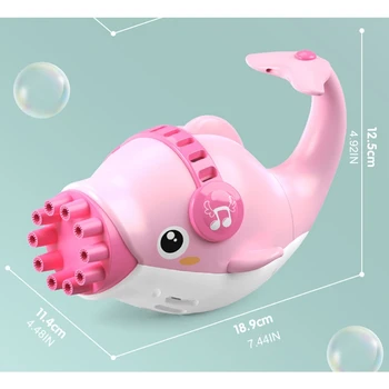 2021 Nye 1PC Automatisk Dolphin Bubble Maker Boble Legetøj med Opgradering 10 Huller Blæser Swimmingpool Udendørs Legetøj Grøn/Pink Muligheder