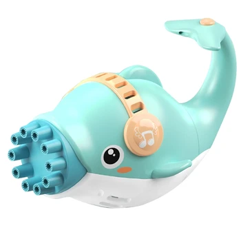2021 Nye 1PC Automatisk Dolphin Bubble Maker Boble Legetøj med Opgradering 10 Huller Blæser Swimmingpool Udendørs Legetøj Grøn/Pink Muligheder