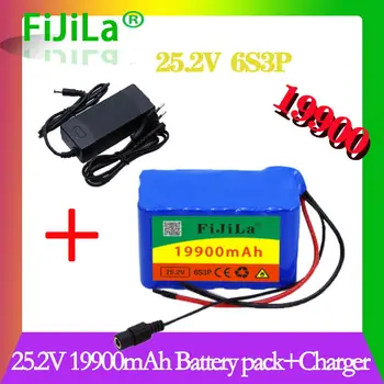 2021 Nye 24V 6S3P 18650 Batteri Lithium Batteri 25.2 v 19900mAh El-Cykel Knallert /El - /Li-ion Batteri+Oplader