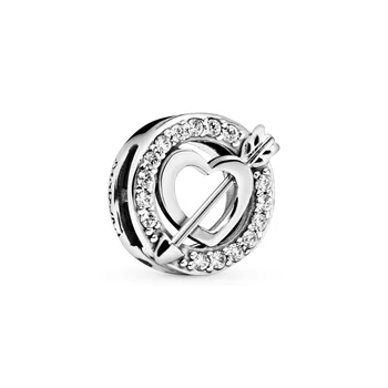 2021 Nye 925 Sterling SØLV charms amors Værge Dingle Charme passer Oprindelige Pandora Armbånd sølv 925 smykker