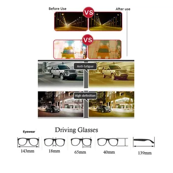 2021 Nye Ankomst Mænds Briller Bilister Night Vision Goggles Anti-Blænding Polariserende solbriller Polariserede Solbriller Kørsel