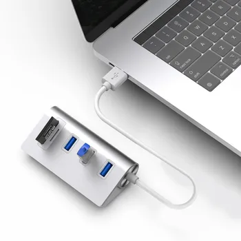 2021 Nye Ankomster USB 3.0 Hub For Tre Til SD/for TF Card Reader 5Gbps Udvidelse Dock