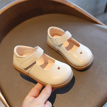 2021 nye forår og efterår børns læder sko piger hule children ' s formel kjole baby sko prinsesse sko