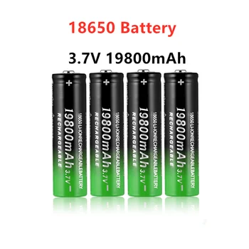 2021 Nye Genopladelige Batteri 3,7 V 18650 19800mAh Kapacitet Li-ion Genopladeligt Batteri, Til Lommelygte Torch-Batteri+Oplader