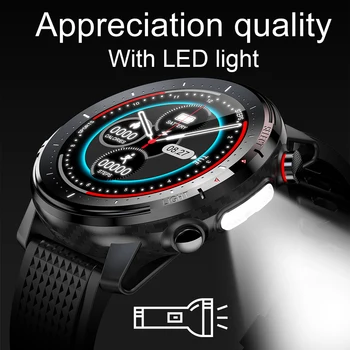 2021 nye high-definition farveskærm L15 smart ur LED-belysning bluetooth-vandtæt mænd, kvinder, sport fitness armbånd