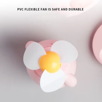 2021 Nye Håndholdte Tegnefilm Piggy Lomme Mini Fan USB-Rechargble Køling, Air Condition