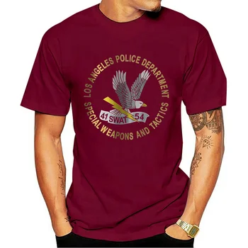 2021 Nye Mænd kortærmet T-Shirt Los Angeles Police Department Logo Mænd Og Kvinder Casual Kort-Langærmet T-Shirt