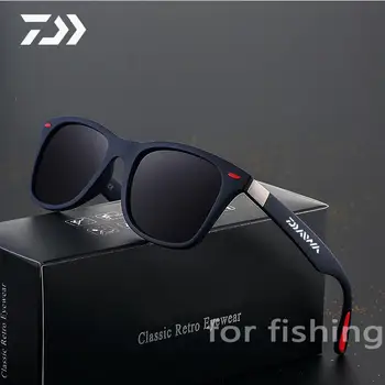 2021 Nye Mænds Solbriller Retro Daiwa Fiskeri Solbriller til Mænd-Brillerne Sport Polariserede Solbriller til Fiskeri Briller Uv400