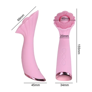 2021 Nye Sex Legetøj til Kvinder Oral Sex Massage Vagina, Klitoris Stimulation Blomst Børste Massage Vibrator Kvindelige Onani