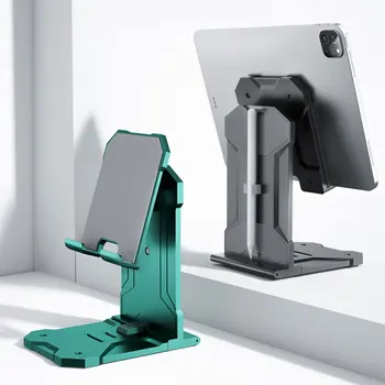2021 Nye Skrivebord Stå Mobiltelefon Holder Smartphone Stand Holder Sammenklappelig Udvide Universal Mobiltelefon Holder Sædet For Dovne