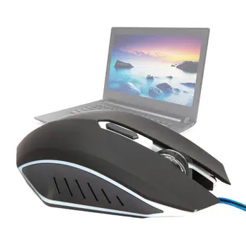2021 Nye Universal RGB Lysende Kablede Mus Kompakt Ergonomisk USB Gaming Optisk Mus Til PC Notebook Bærbar computer