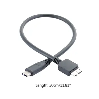 2021 Nye USB 3.1 Type-C til USB 3.0-Micro-B-Stik Data Linje for Harddisk, Smartphone, Mobiltelefon, PC Computere