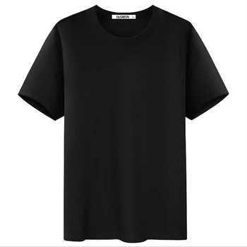2021 Sommeren Bløde Slim T-Shirt Mænd Almindelig Tee Standard Tomme T-Shirt Ins Tees Top