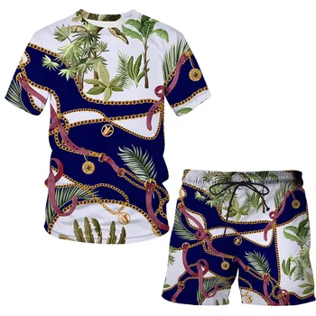2021 Sommeren Hot Salg 3D Luksus T-shirt Til Dreng Pige Trykte Kort Ærme Rund Krave T-shirt Mode Mænd Streetwear tøj
