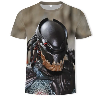 2021 Sommeren Hot Salg Sci-Fi-Thriller 'Mænd' s 3D Printet T-Shirt Cool Eksplosive Casual kortærmet T-Shirt i Åndbar O-Hals