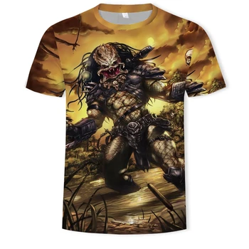 2021 Sommeren Hot Salg Sci-Fi-Thriller 'Mænd' s 3D Printet T-Shirt Cool Eksplosive Casual kortærmet T-Shirt i Åndbar O-Hals