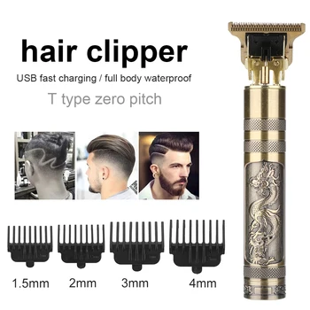 2021 T9 Hair Clipper Professionel Elektrisk Hår Trimmer Frisør-Shaver, Trimmer Skægget 0mm Mænd Hair skæremaskine til Mænd Plæneklipper