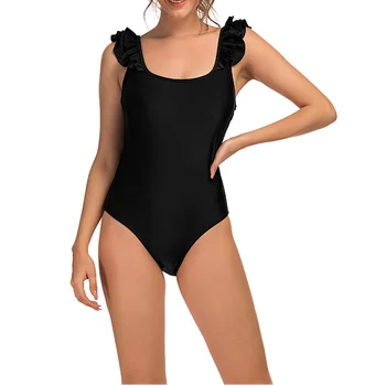 2021 Ét Stykke Badedragt Monokini Snøre Badetøj Badning Badetøj Push-Up Bikini Sæt Brasilianske Kvinder Badning Suit Female